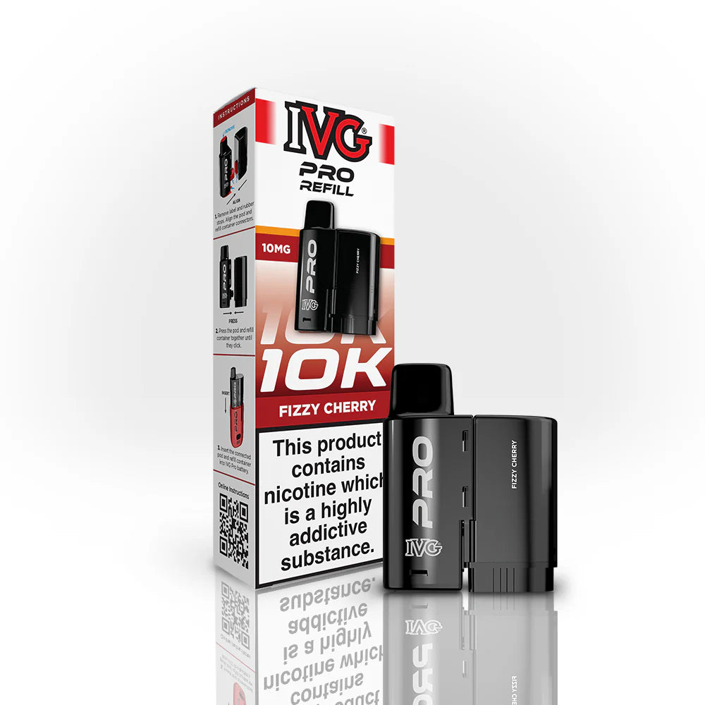 IVG PRO Fizzy Cherry Refill Pod (Up to 10,000 Puffs)
